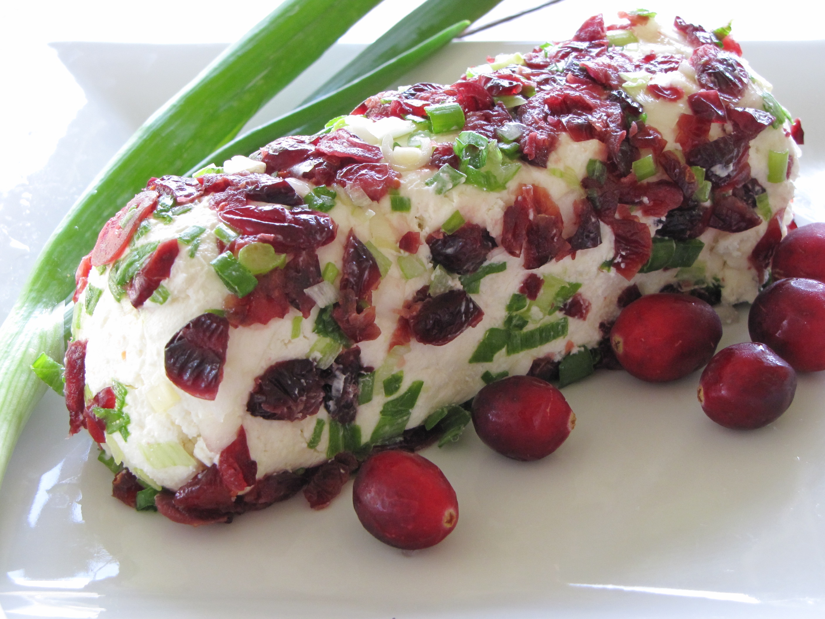 goat cheese christmas log Amy's Gluten Free Pantry
